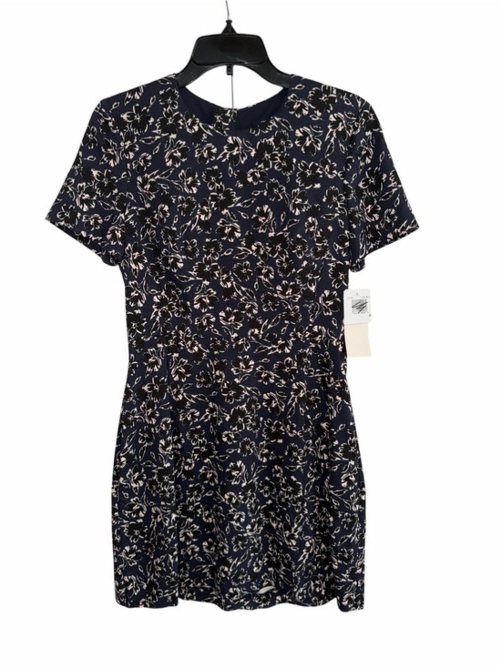 French Connection Navy Floral Mini Dress size 6 NWT
